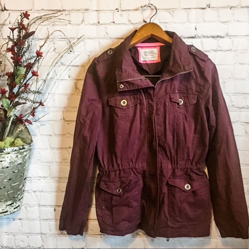 ASHLEY by 26 International Burgundy Jacket M or L